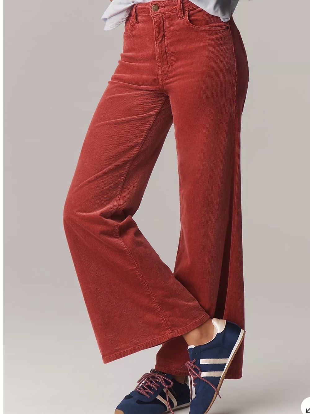 Anthropologie The Robbie Corduroy High-Rise Flare Jeans by Pilcro 27 NWT